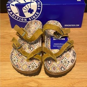 Mayari Ethno Ochre Birkenstocks